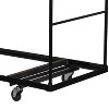 Emma and Oliver 30x72 Folding Table Dolly Storage - Party Event Rental Furniture - 2 of 3