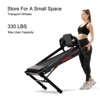 HFYee Walking Pad Treadmill with Incline 330 LB Capacity with Armrest Control, Pulse Monitor, LED Display, 3-in-1 Foldable Treadmill for Home - 3 of 4
