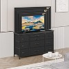 Wide 10-Drawer Dresser, 55'' TV Stand w/ Power Outlet, Storage Cabinet for Bedroom/Closet, Sturdy Metal Frame, Entertainment Center - 3 of 4