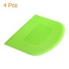 Unique Bargains Kitchen Flexible Plastic Baking Cake Scraper Dough Cutter 4.65x3.7 Inch - 3 of 4