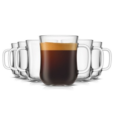 Libbey Kona Glass Coffee Mugs, 16-ounce, Set Of 6 : Target