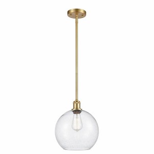 Athens - 1 Light Stem Hung Mini Pendant In Industrial Style-13 Inches Tall and 10 Inches Wide - 1 of 1