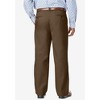 KingSize Men's Big & Tall Relaxed Fit Wrinkle-Free Expandable Waist Pleated Pants - 2 of 4