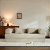 Whisen Convertible Sleeper Sofa Bed, Corduroy Folding Couch, Floor Sofa Lounge Couch with Pillow, Fixed-Shape Frame - 3 of 4