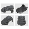 Unique Bargains Resin Tortoise Rock Turtle Basking Platform 5.2"x3.7"x1.7" Gray 1 Pcs - 3 of 4