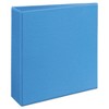 Avery Heavy-Duty Non Stick View Binder with DuraHinge and Slant Rings, 3 Rings, 3" Capacity, 11 x 8.5, Light Blue, (5601) - 3 of 4