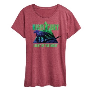 Women's - How to Train Your Dragon - Night Fury Light Up The Night Short Sleeve Graphic T-Shirt - 1 of 4