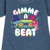 - Trolls - Gimme A Beat Branch and Poppy Graphic Short Sleeve Fleece Dress - 2 of 4