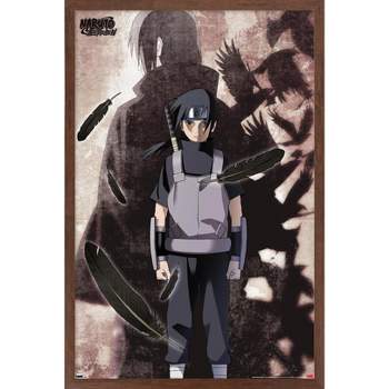 Quadro Decorativo Poster Naruto Shippuden Gennins Filme Emoldurado 30x42cm