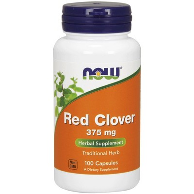 Red Clover 375mg by Now Foods  -  100 Capsule