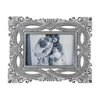 4x6 White Floral Frame – shop of gwing