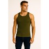 Galaxy By Harvic Men's Heavyweight Ribbed Tank Top-5 Pack - 3 of 4