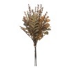 Transpac Artificial 17 in. Brown Harvest Tawny Pageant Spray - 3 of 4