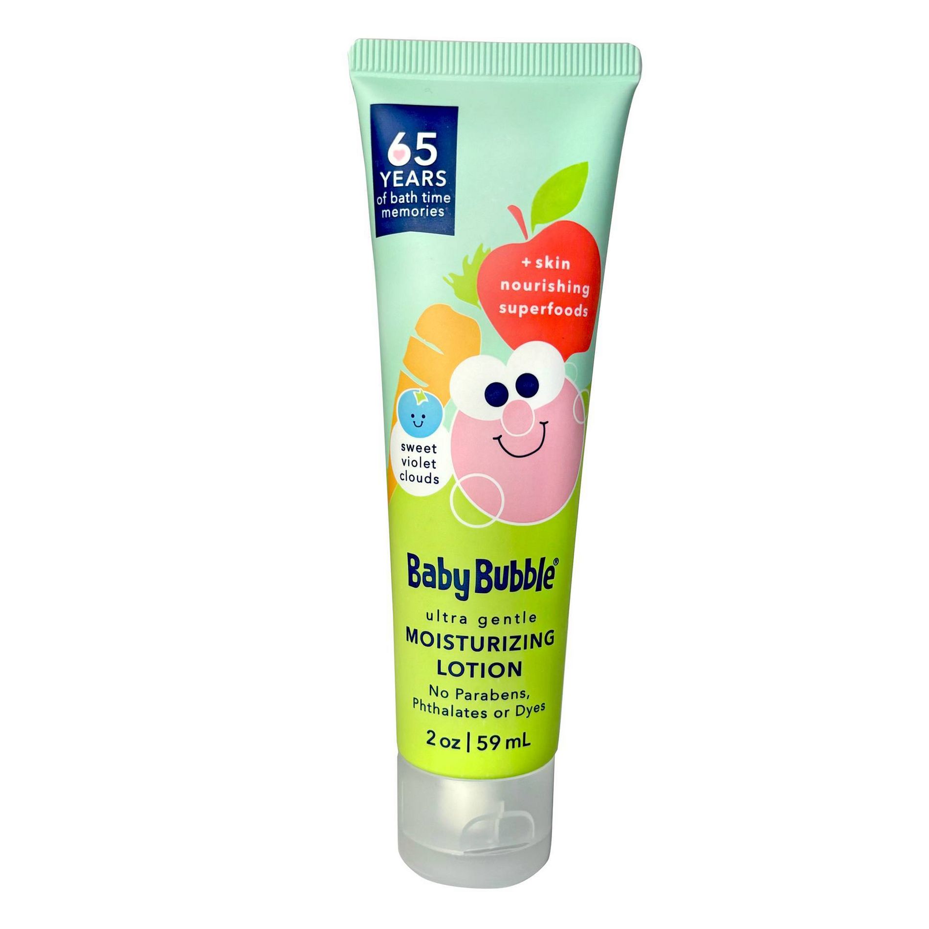 Mr. Bubble Baby Bubble Ultra Gentle Moisturizing Baby Lotion - Sweet Violet Clouds Scent - 2oz