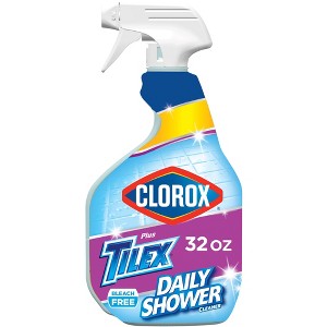 Clorox Plus Tilex Daily Shower Cleaner Spray Bottle - 32oz - 1 of 4