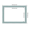 Amanti Art Sky Blue Rustic Framed Magnetic Dry Erase Board - 4 of 4