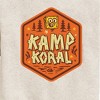 Boys' - SpongeBob SquarePants - Kamp Koral Kamp Koral Badge Graphic Long Sleeve Fleece Sweatshirt - 2 of 4