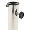 vidaXL Parasol Base Black Granite and Stainless Steel 44.1 lbs - 3 of 4