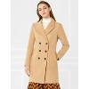 INSPIRE CHIC Women's Double Breasted Notched Lapel Winter Long Coat - 3 of 4