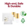 Smarty Had A Party Clear Square Plastic Tableware Set - 120 Sets - 4 of 4