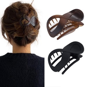 Aghana Digitals Vintage Nape Hair Clip Set - Simple Elegant Retro Two-piece Hairpin for Timeless - 1 of 4