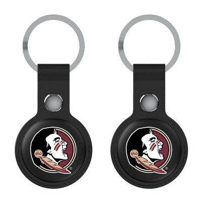 Keyscaper NCAA ACC Universities Insignia Black Airtag Holder 2-Pack