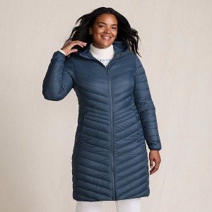 Lands' End Women's Outerwear Wanderweight Ultralight Packable Down Coat - 1 of 4