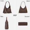 Cherry Shoulder Bag Purse Faux Leather Tote Handbag Trendy Chain Crossbody Bag - 4 of 4