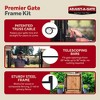 Adjust-A-Gate Steel Frame Gate Kit, 36"-60" Wide Opening Up To 7' High (4 Pack) - 4 of 4