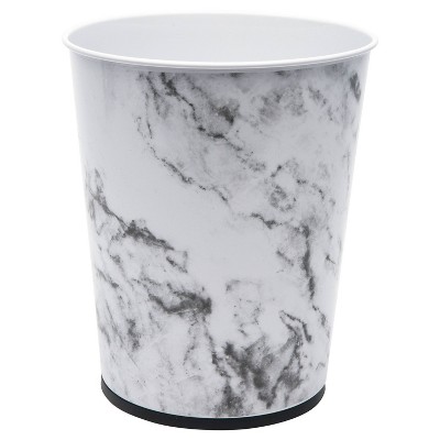 Marble Round Waste Bin - Bath Bliss