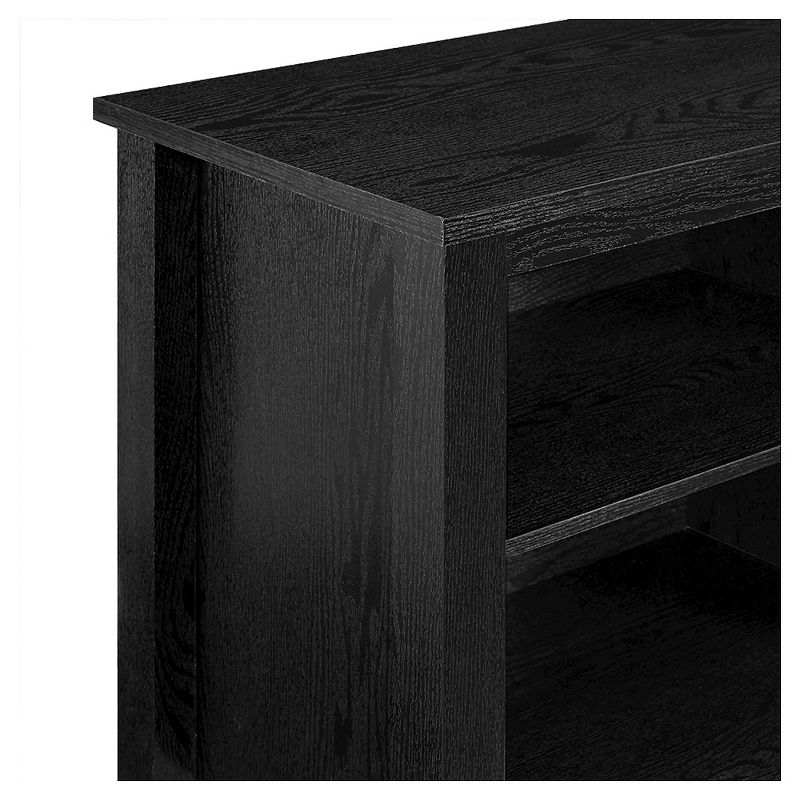 Ackerman Modern Open Storage with Electric Fireplace TV Stand for TVs up to 80" - Saracina Home, 4 of 11