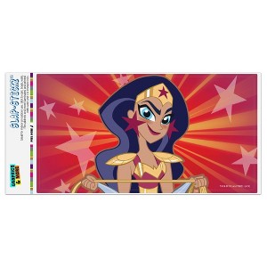 DC Super Hero Girls Wonder Woman Automotive Bumper Sticker - 1 of 4