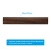Unique Bargains Wooden Smooth Surface Elegant Finish Paperweight Black 2 Pcs - 4 of 4