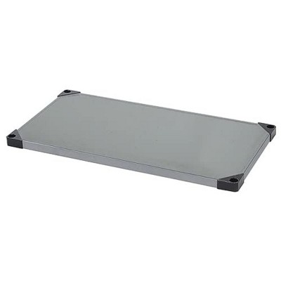 Quantum Storage Systems Shelf, Solid, 36"W X 21"D, 300 - 600 Lb. Capacity, Double Hemmed Perimeter With Marine Edge, 304 Stainless Steel, Nsf