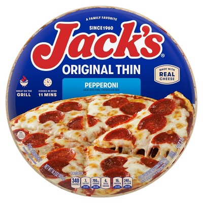 Jack's Original Thin Crust Pepperoni Frozen Pizza - 14.3oz