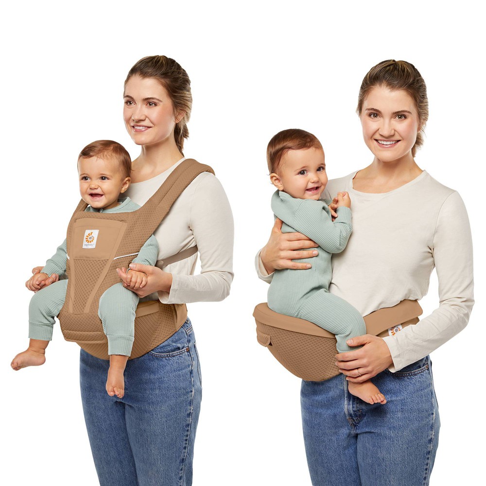 Photos - Baby Safety Products ERGObaby Alta Hip Seat Baby Carrier - Camel Brown 