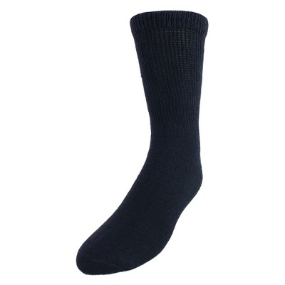 Ctm Men's Cushioned Diabetic Crew Socks (3 Pair Pack) : Target