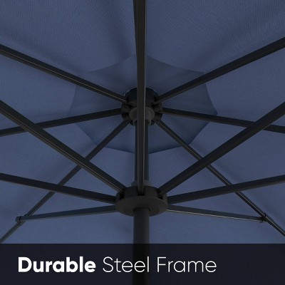 Navy Blue 9' Outdoor Patio Market Umbrella with Rib Replacement