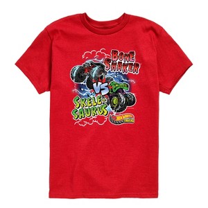 Boys' - Hot Wheels - Bone Shaker Vs Skelesaurus -Youth Short Sleeve Graphic T-Shirt Short Sleeve Graphic T-Shirt - 1 of 3