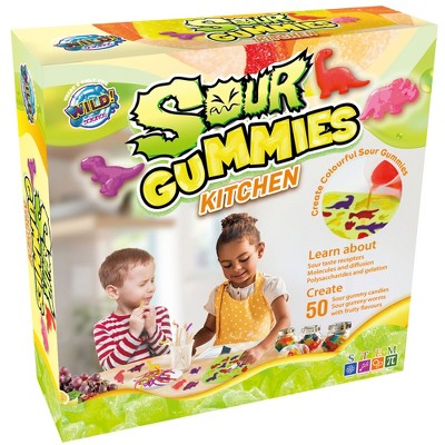 Wild Science Sour Gummies Kitchen - DIY Fruity Edible STEM Fun for Kids Age 6+