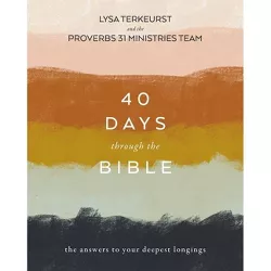 40 Days Through the Bible - by Lysa TerKeurst (Paperback)