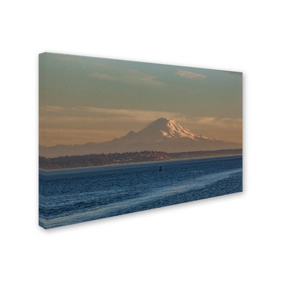 Trademark Fine Art -Yale Gurney 'Mt Rainier in Her Glory' Canvas Art
