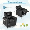 Infans Kids Recliner Chair w/Cup Holder & Side Pocket Adjustable Backrest Footrest - 2 of 4