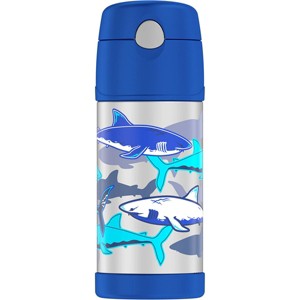 Thermos 12 oz. Kid's Funtainer Vacuum Insulated Stainless Steel Straw Bottle - 1 of 1