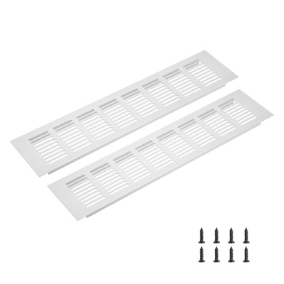 Unique Bargains Rectangle Ventilation Grille, Aluminum