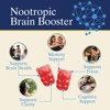 Brain Supplements for Memory, Focus, Concentration - Brain Gummy Vitamin Plus Nootropics, Phosphatidylserine, B6 & B12, Caffeine Free - 60 Gummies - 4 of 4