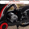 Acekool 24V Kids Ride-On Dirt Bike with Hydraulic Suspension, 3 Adjustable Speeds & Max Load 135 lbs - 4 of 4