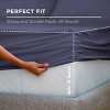 LISM 100% Cotton Fitted Sheet Deep Pocket Fitted Sheet, Fits Mattress Upto 16" - 3 of 4