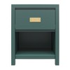 GDFStudio Pryn Vintage Nightstand with 1 Drawer and 1 Open Shelf - 3 of 4
