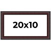 PosterPalooza | Panoramic Linear Brown Picture Frame - UV Acrylic, Foam Board Backing, Hanging Hardware - 2 of 4